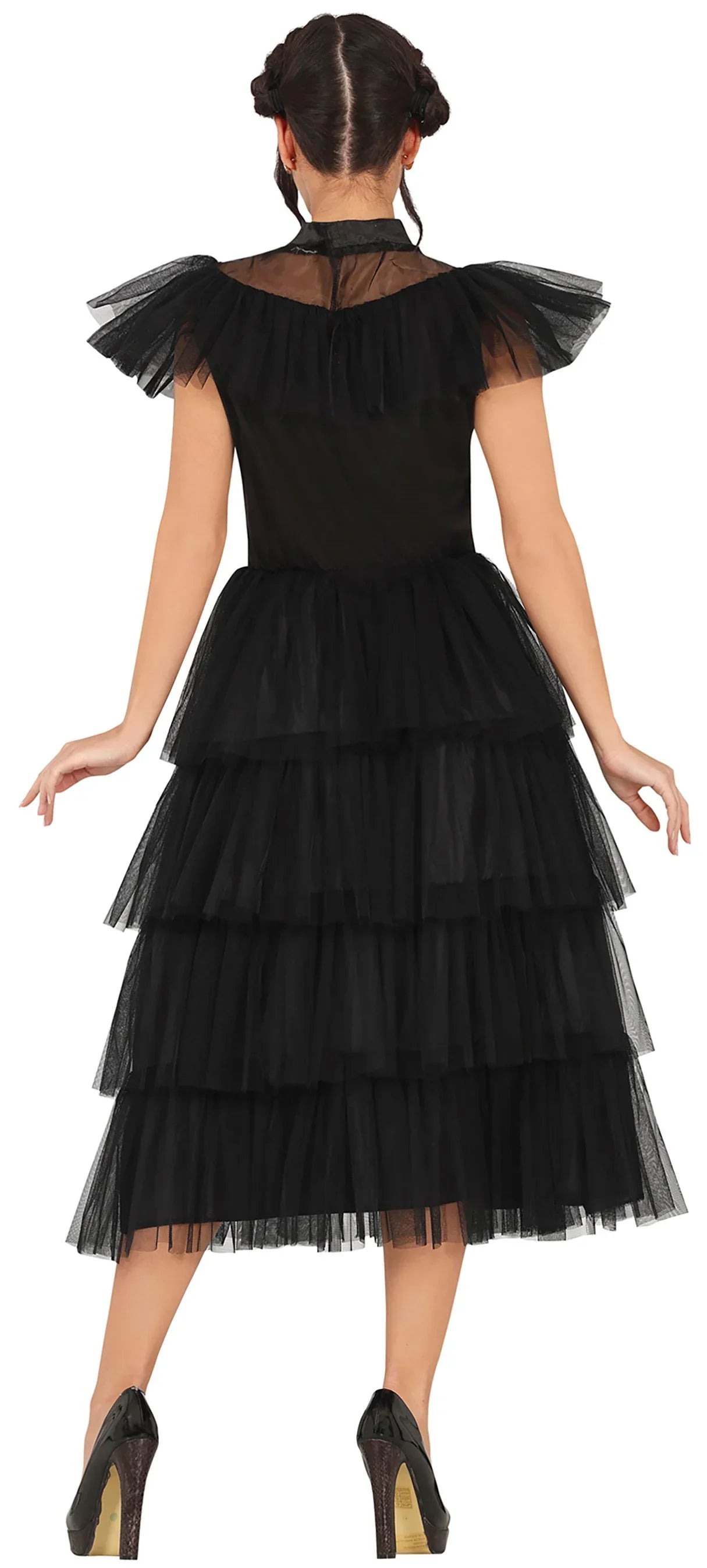 Disfraz de Miércoles Reina del Baile para Mujer Miércoles Addams Guirca