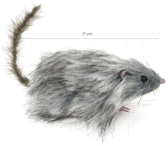 Rata Peluda Gris Figuras Decorativas Partilandia