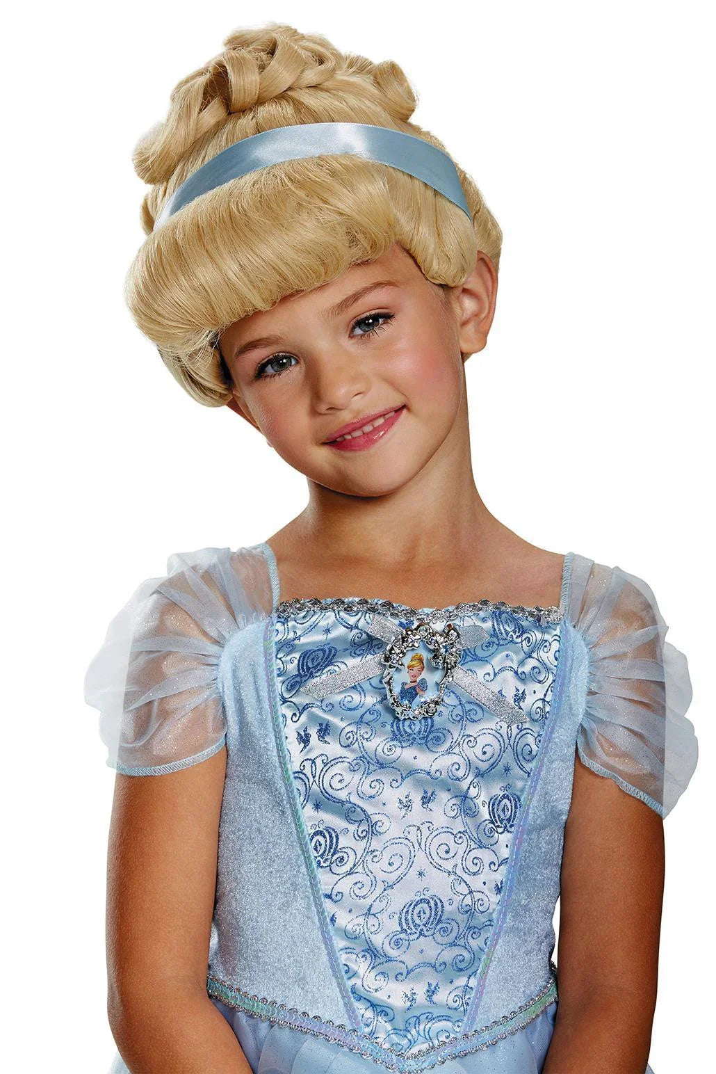 Peluca de Cenicienta Oficial Disney para Niña Cenicienta Smiffys