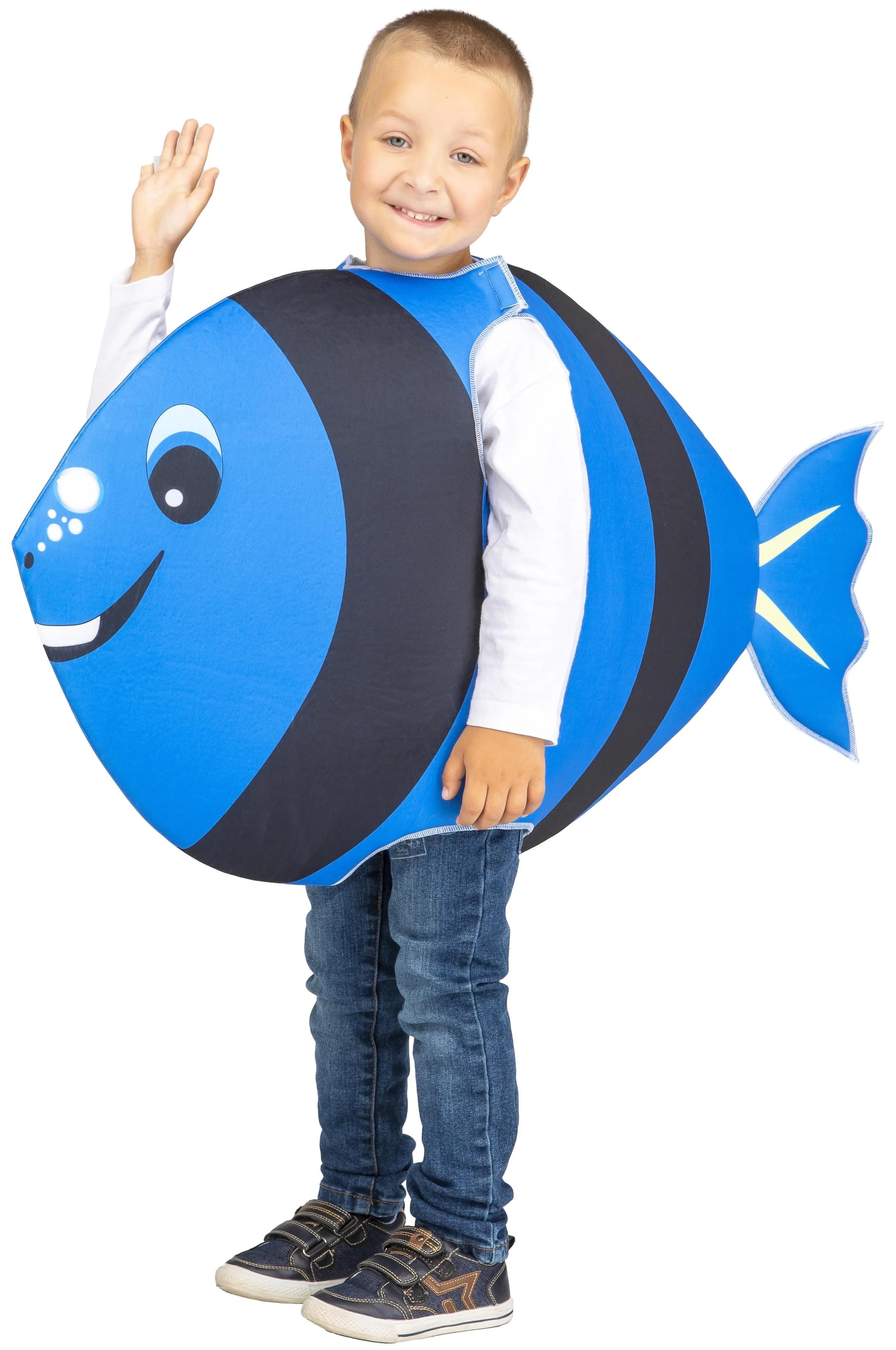 Disfraz de Pez Azul Infantil Animales Infantiles Kimokawaii