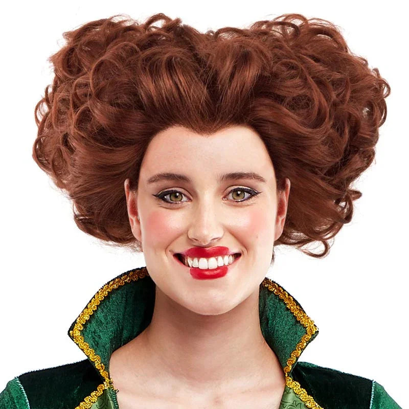 Peluca de Bruja Winifred El Retorno de la Brujas para Mujer Pelucas Pelirrojas Partilandia