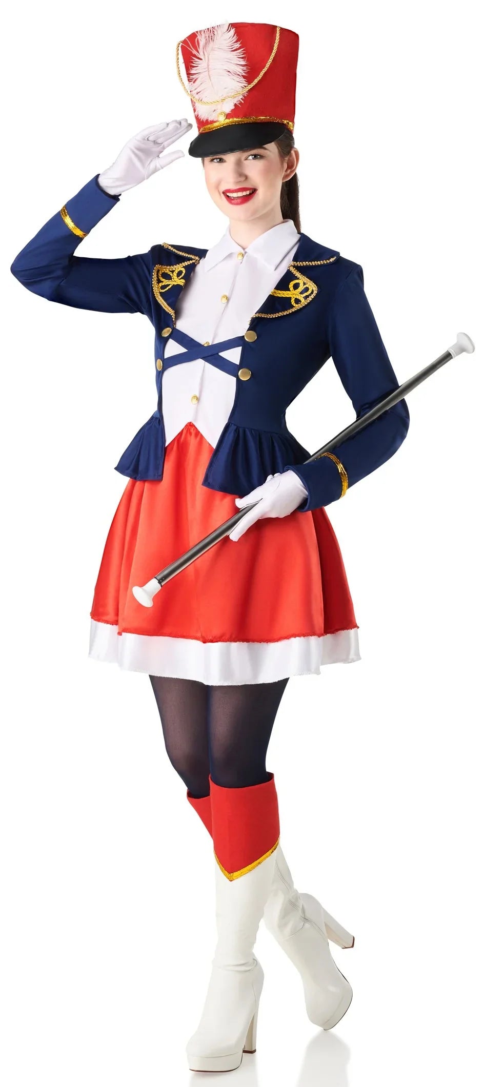 Disfraz de Majorette Elegante para Mujer Majorette Kimokawaii
