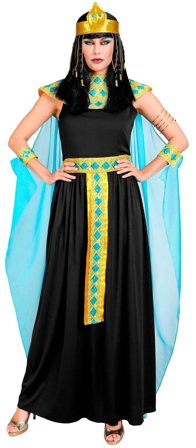 Disfraz de Egipcia Cleopatra Negro para Mujer Egipcios Widmann