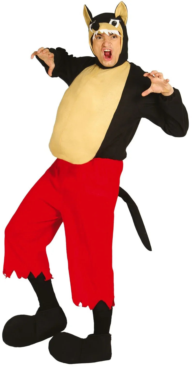 Disfraz de Lobo Feroz de Cuento para Hombre Lobo Guirca