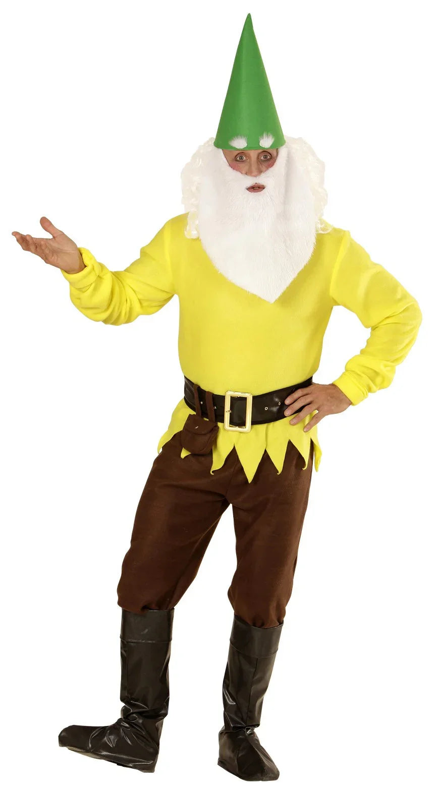 Disfraz de Gnomo Amarillo para Hombre Gnomo Widmann