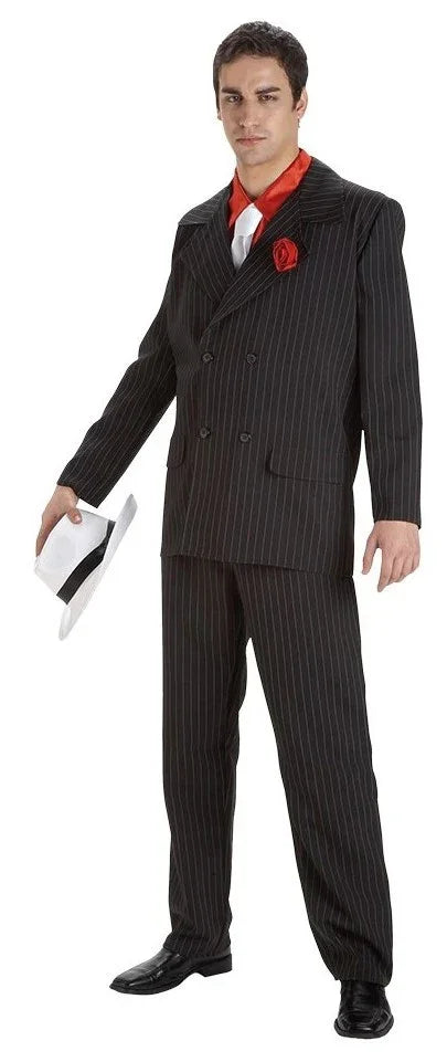 Disfraz de Mafioso Italiano para Hombre Gánster y Mafioso El Rey del Carnaval