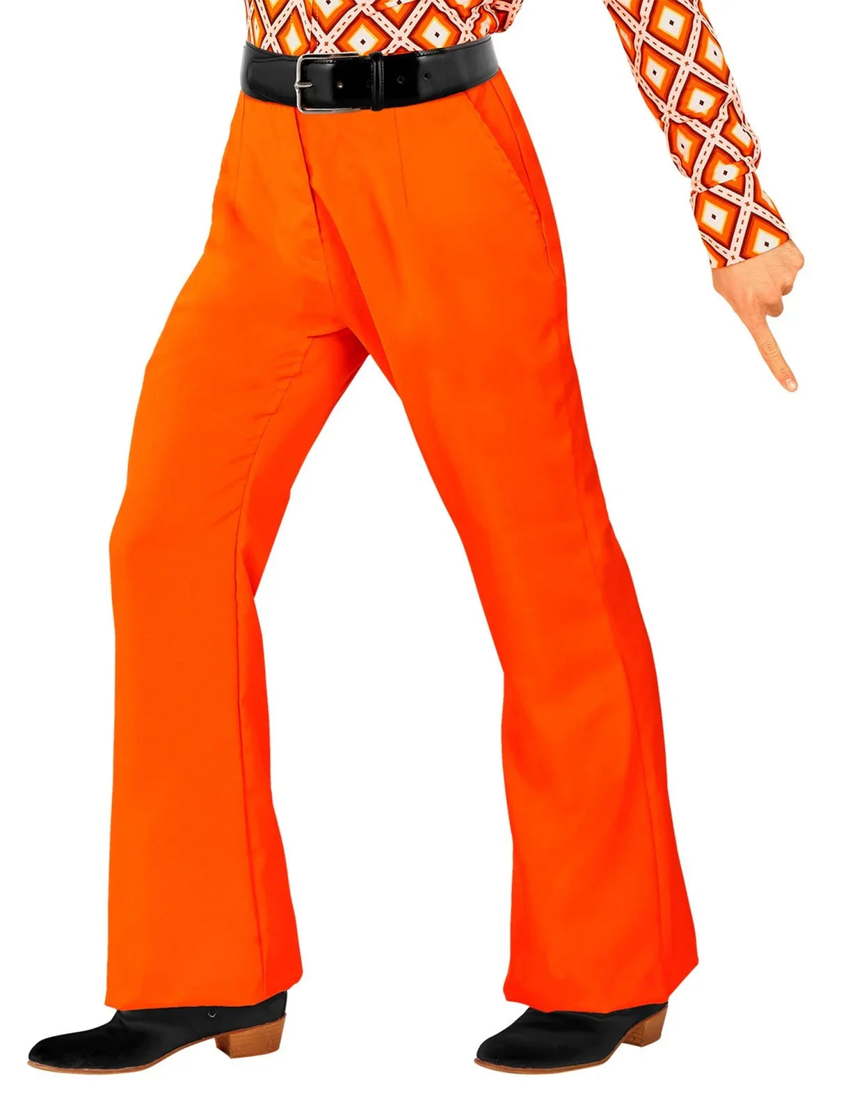 Pantalón de Campana Años 70 Naranja para Hombre Años 70 Widmann