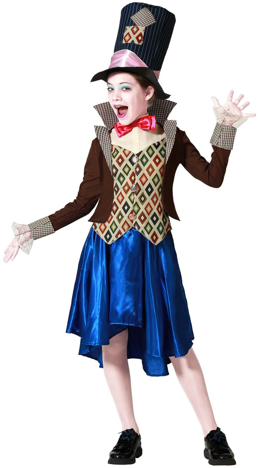 Disfraz de Sombrerera Loca Vintage Infantil Sombrerero Loco Atosa