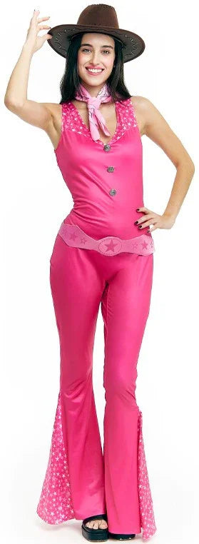 Disfraz de Barbie Vaquera Fucsia para Mujer Barbie Partilandia