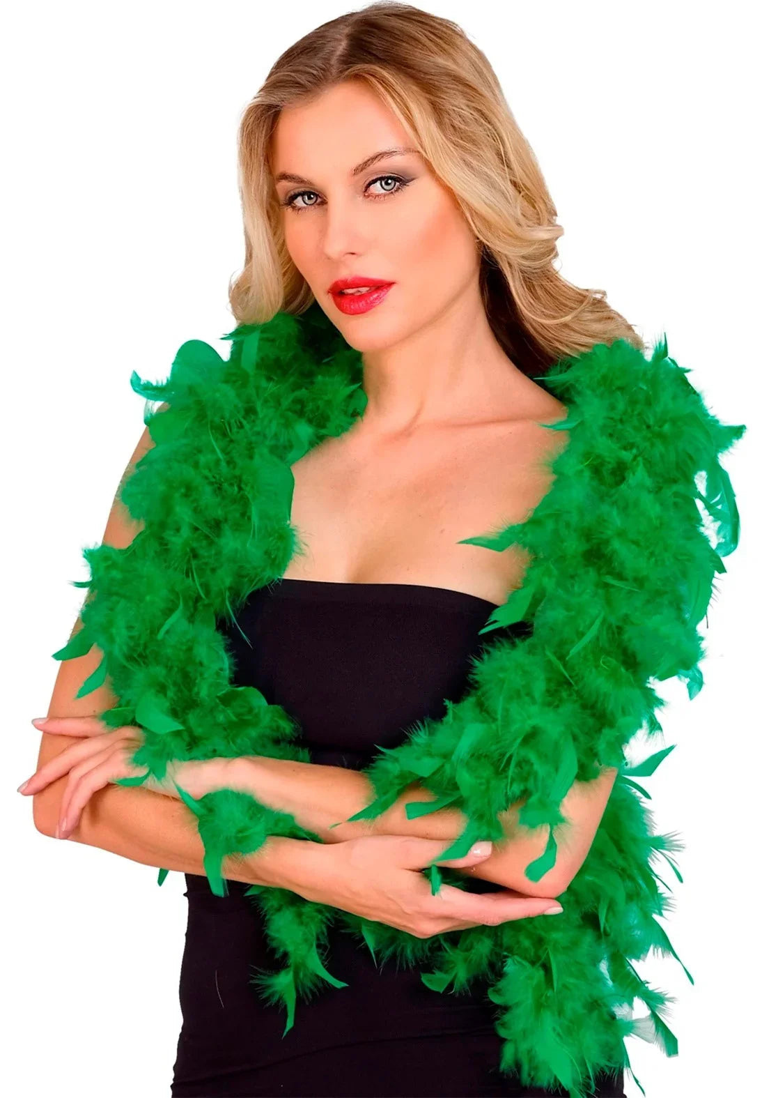 Boa de Plumas Verdes de 180cm Boas de Plumas Widmann