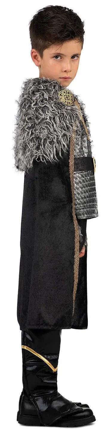 Disfraz de Guerrero Vikingo Oscuro para Niño Vikingos Infantiles Viving