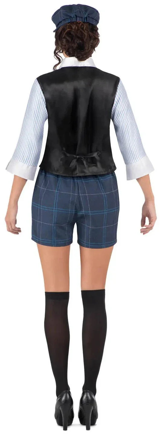 Disfraz de Gangster Inglesa Peaky Blinders para Mujer Peaky Blinders Viving