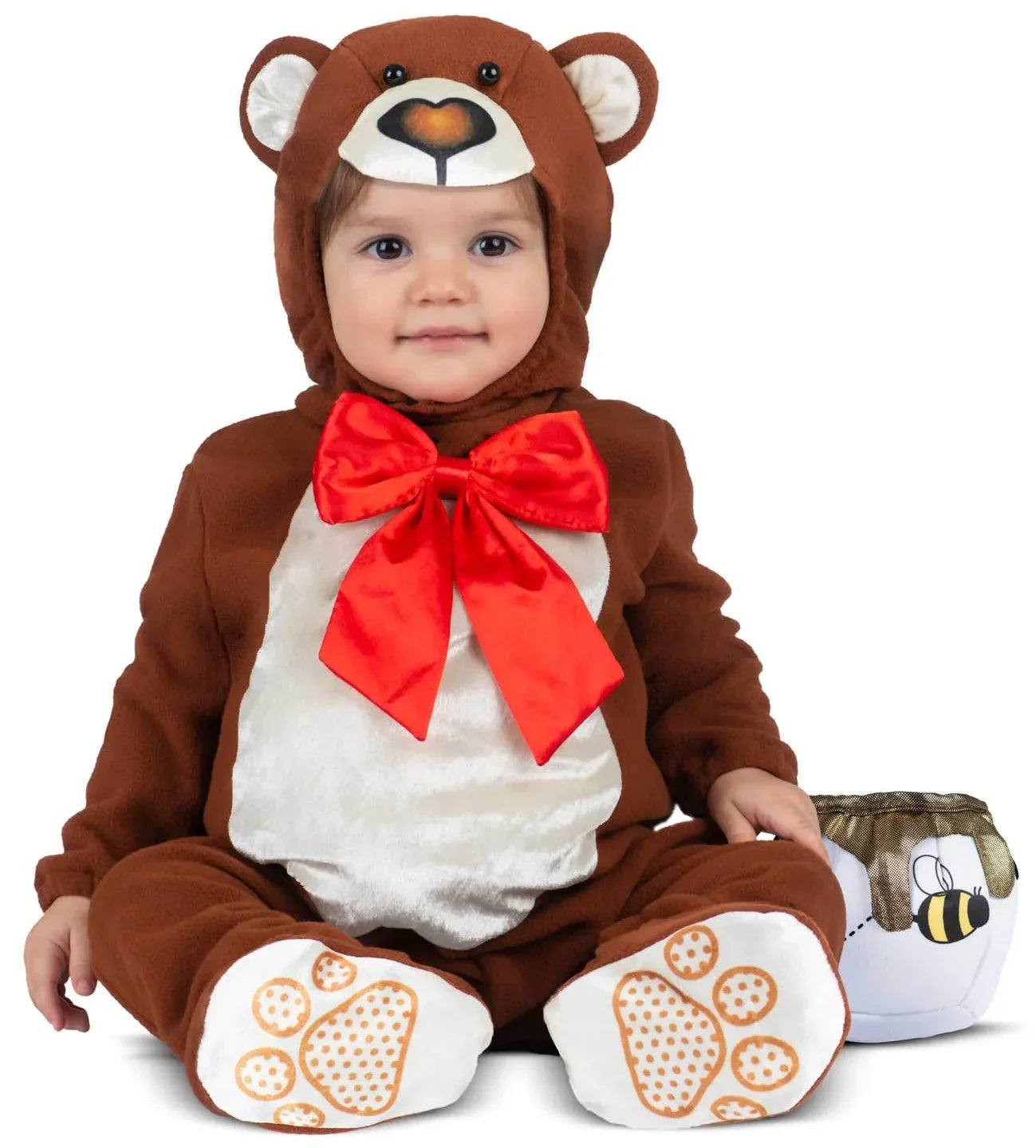 Disfraz de Oso Goloso de Peluche para Bebé Oso Pardo Viving