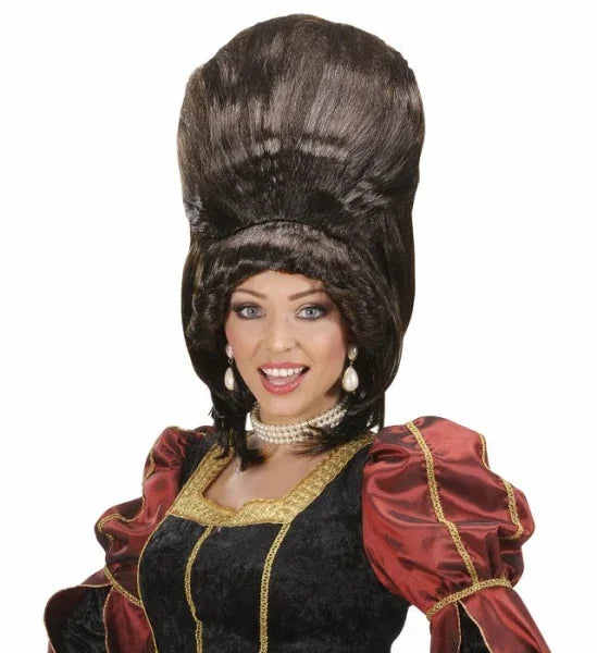 Peluca de Época Morena con Recogido COMPLEMENTOS Widmann