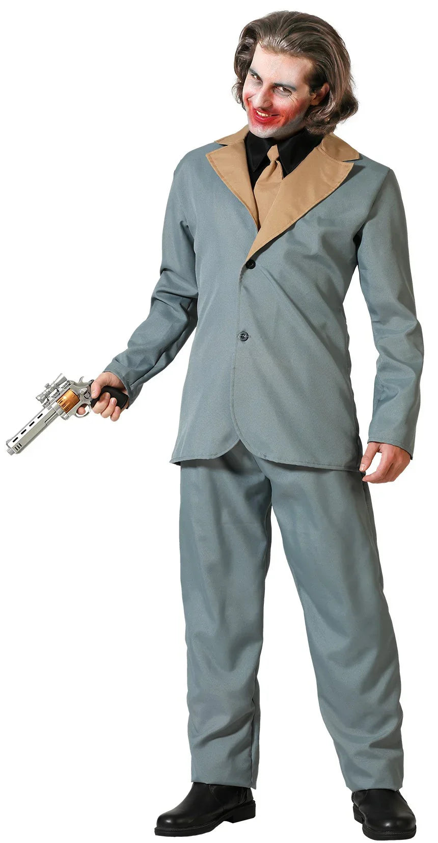 Disfraz de Joker Gris para Hombre Joker Atosa