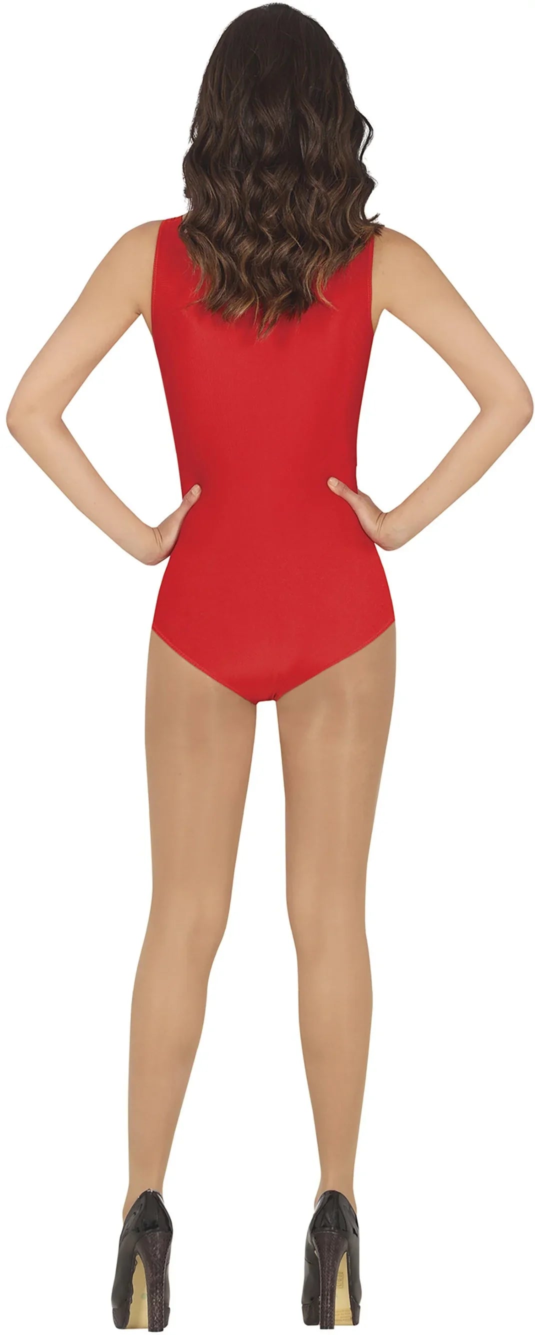 Maillot Rojo sin Mangas para Mujer Mallas y Maillots Guirca