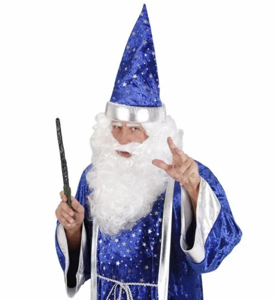 Peluca Blanca con Barba de Papá Noel COMPLEMENTOS Widmann