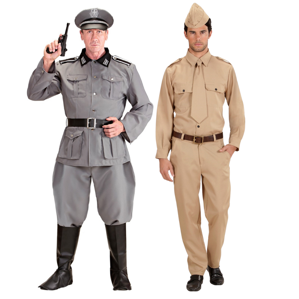 Disfraces en Pareja de Militares de la II Guerra Mundial