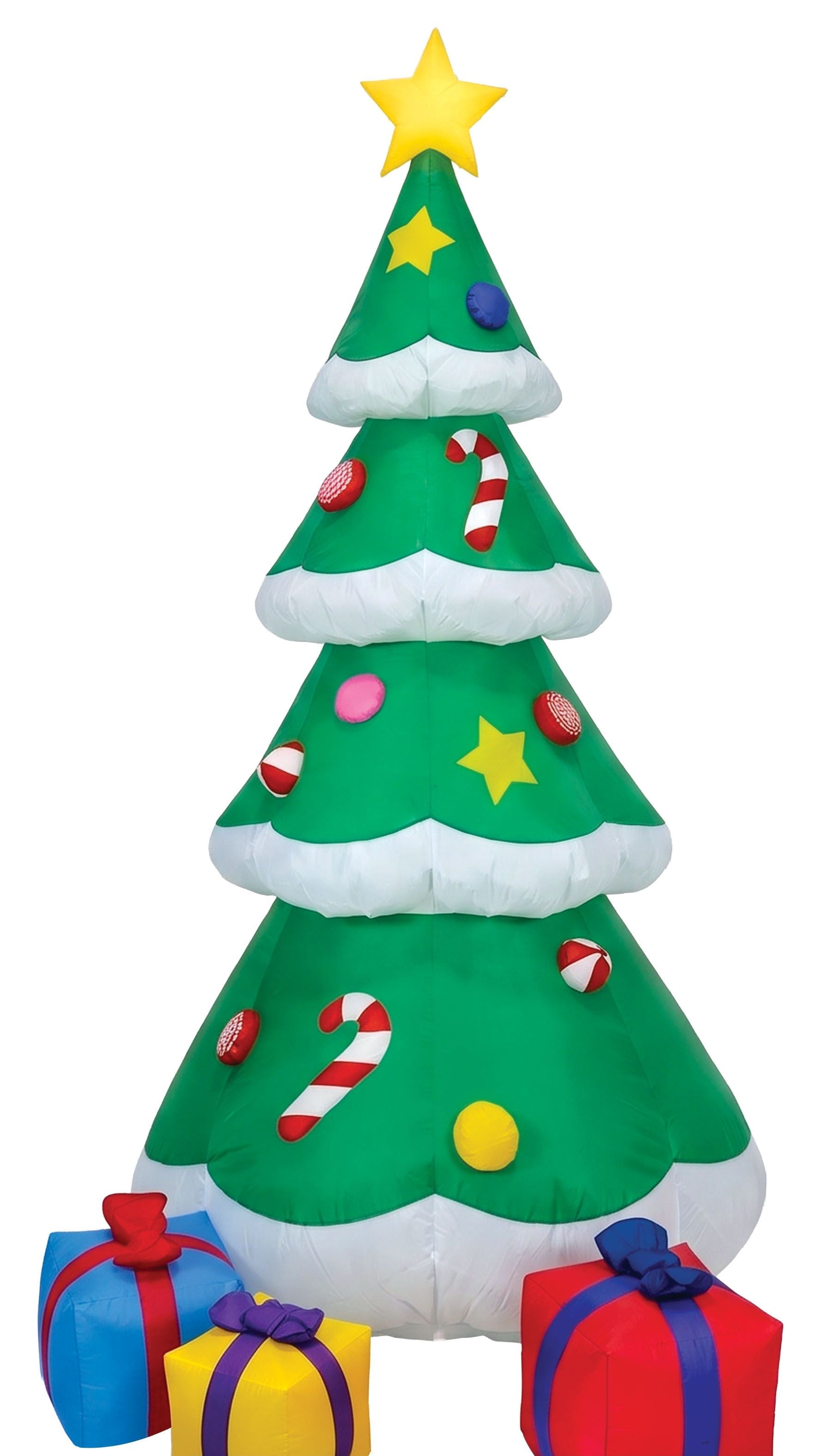 Árvore de Natal Inflável com Luz de 180cm