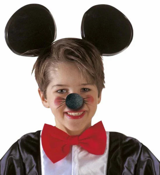 Nariz Negra de Espuma de Ratón Mickey Mouse COMPLEMENTOS Widmann