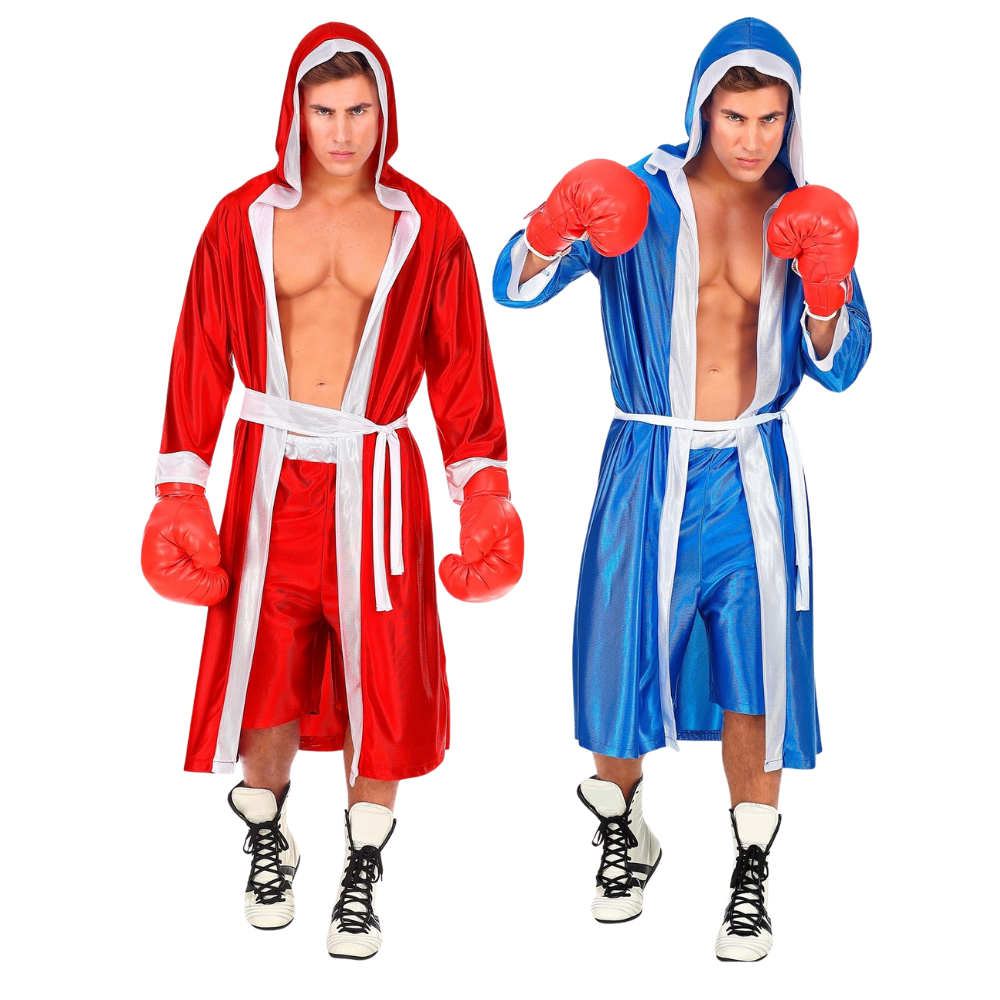Disfraces en Pareja de Boxeador con Bata