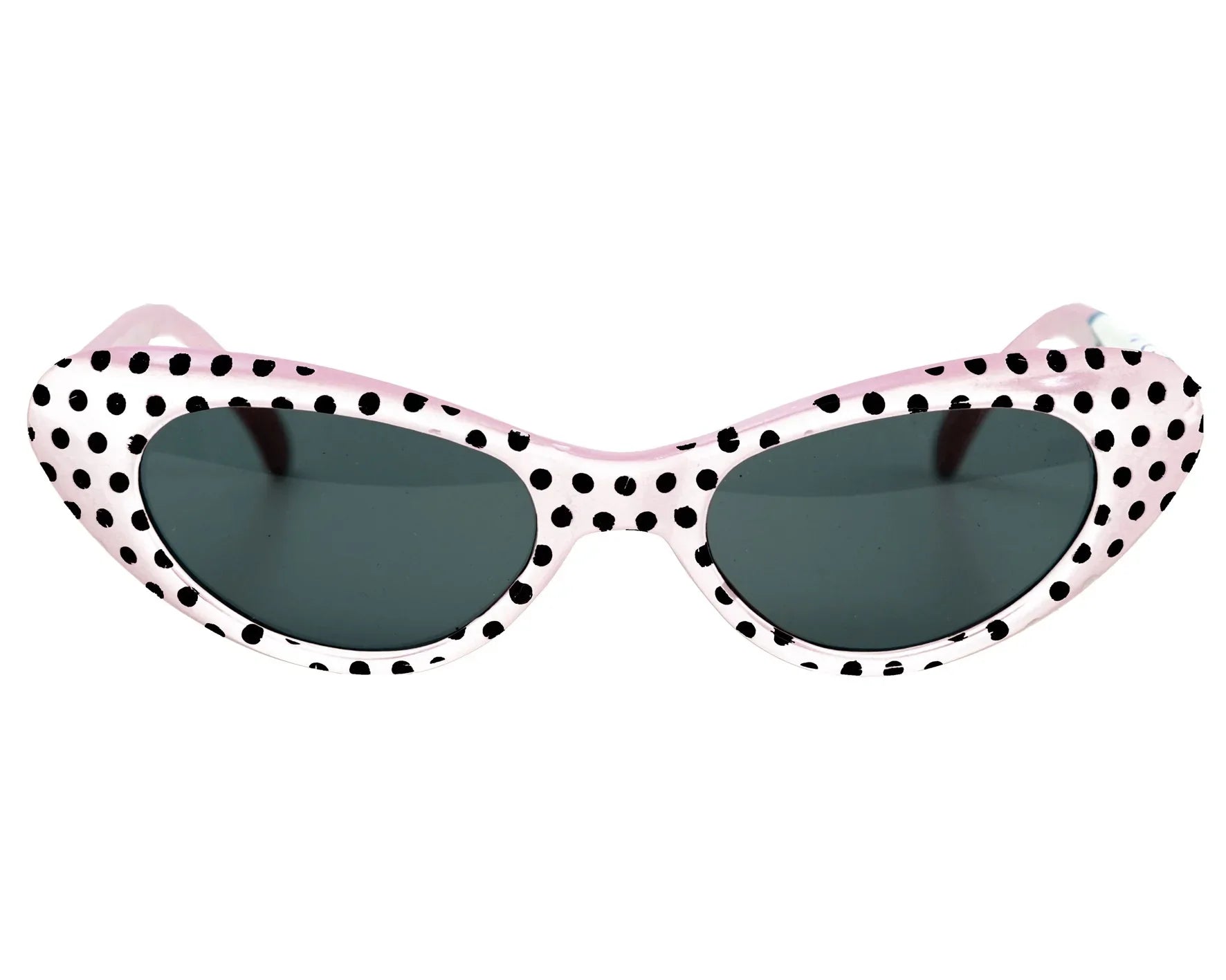 Gafas Años 50 Blancas de Lunares Negros COMPLEMENTOS Atosa