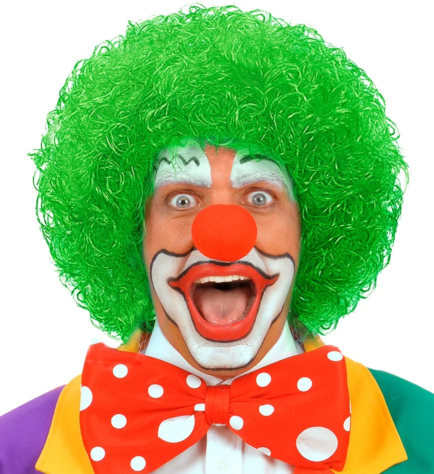Peluca de Rizos Verdes de Payaso Pelucas Widmann