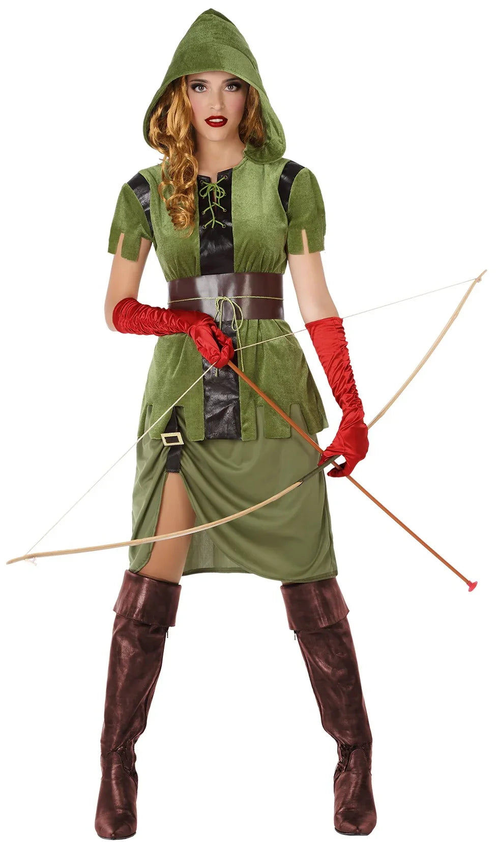 Disfraces en Pareja de Arqueros Medievales del Bosque Robin Hood y Arquero Disfraces Simon
