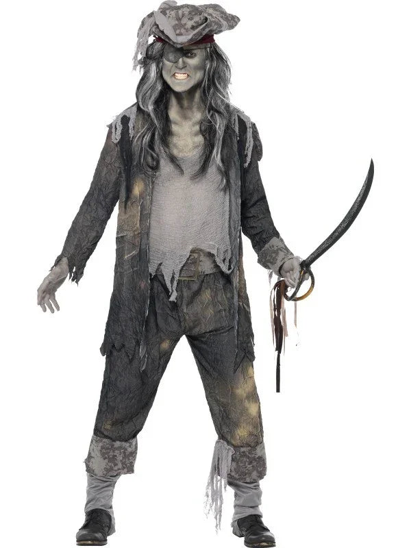 Disfraz Pirata Terror para Hombre Adultos Smiffys