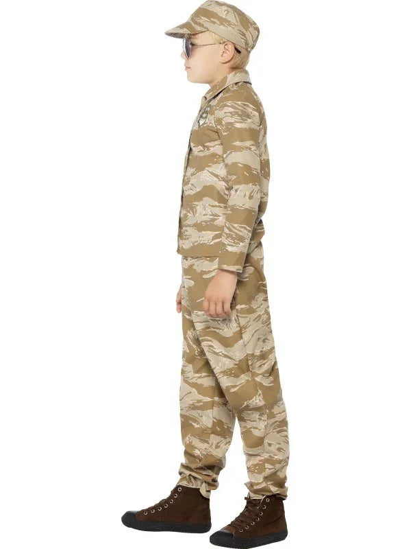 Disfraz de Niño Soldado de Camuflaje INFANTILES Smiffys
