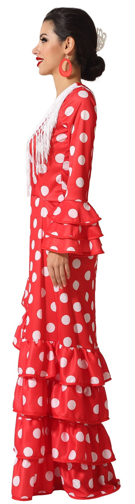 Disfraz de Flamenca Rojo para Adulto