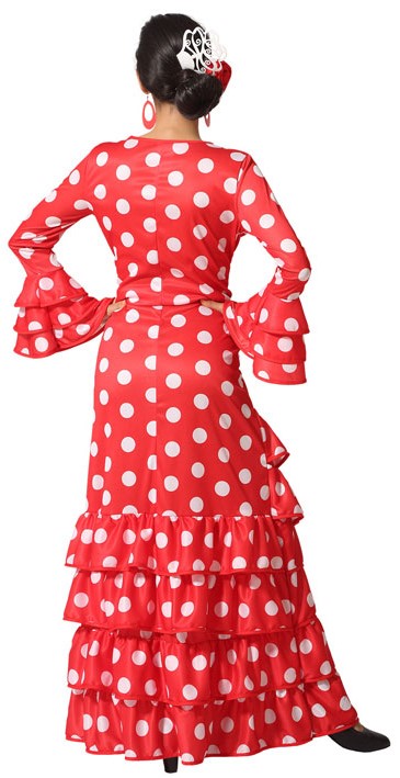 Disfraz de Flamenca Rojo para Adulto