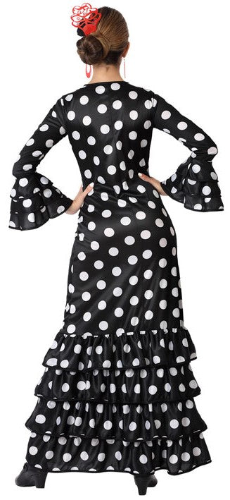 Disfraz de Flamenca Negro para Adulto