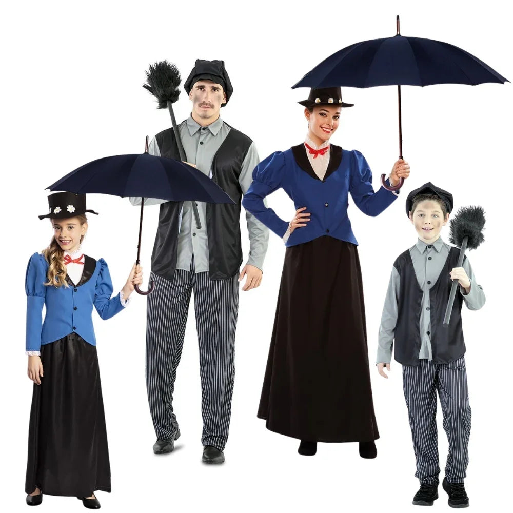 Disfraces para Grupo de Mary Poppins y Bert Mary Poppins Disfraces Simon