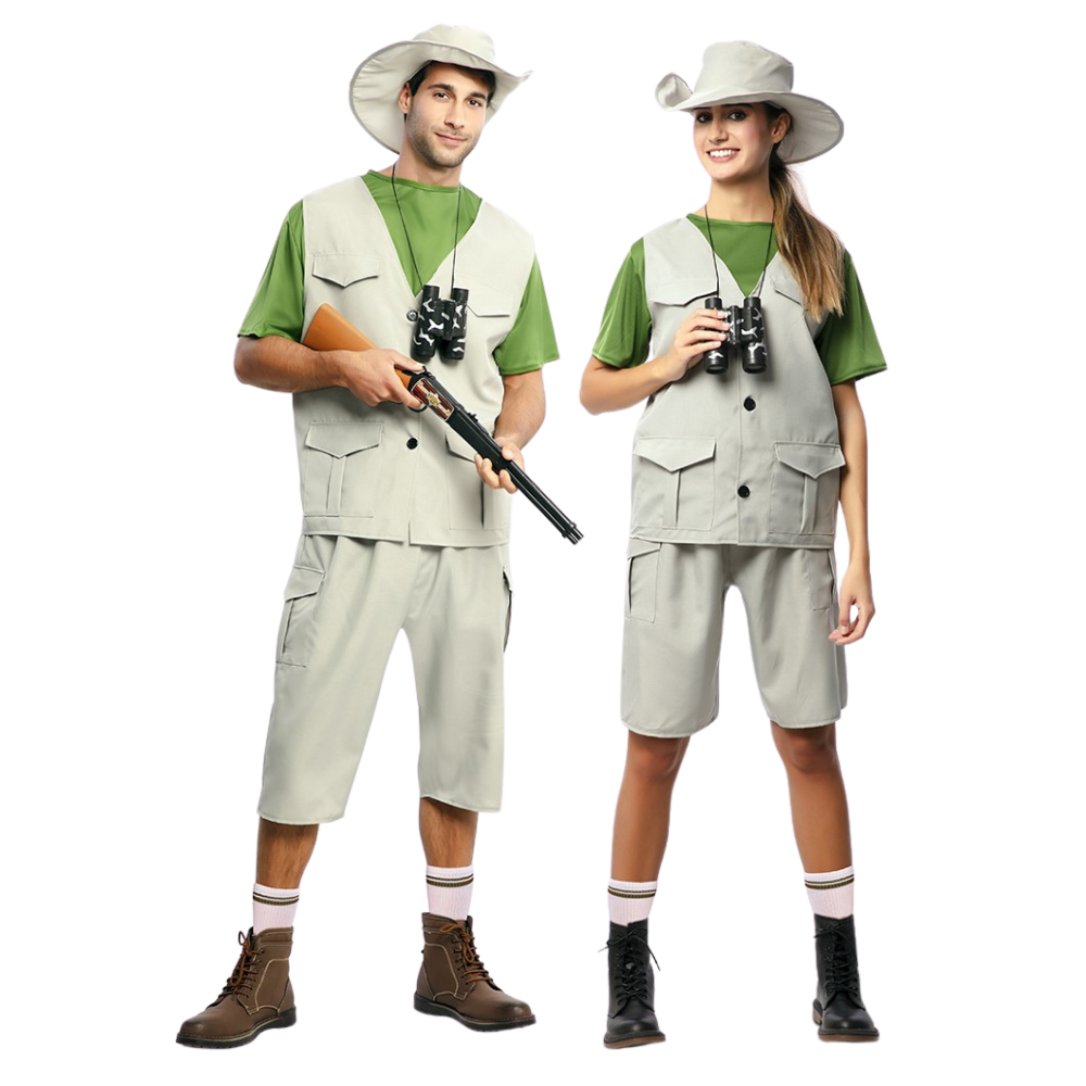 Disfraces en Pareja de Cazador Safari
