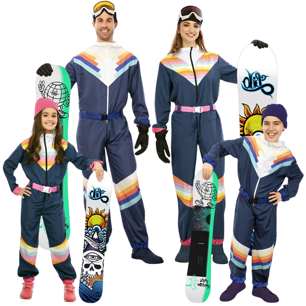 Disfraces para Grupo de Esquiador Snowboarder