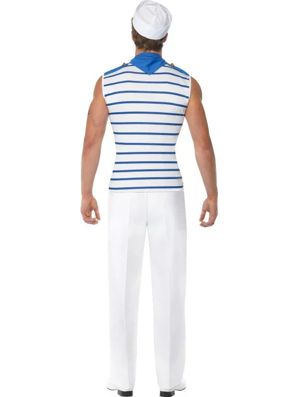 Disfraz de Marinero Francés para Hombre Marineros Smiffys