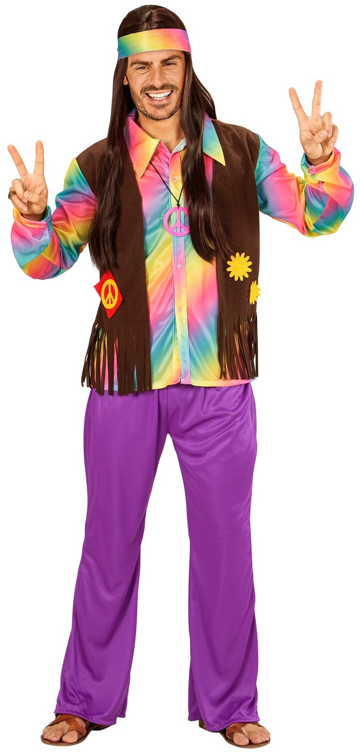 Disfraces para Grupo de Hippies Multicolor