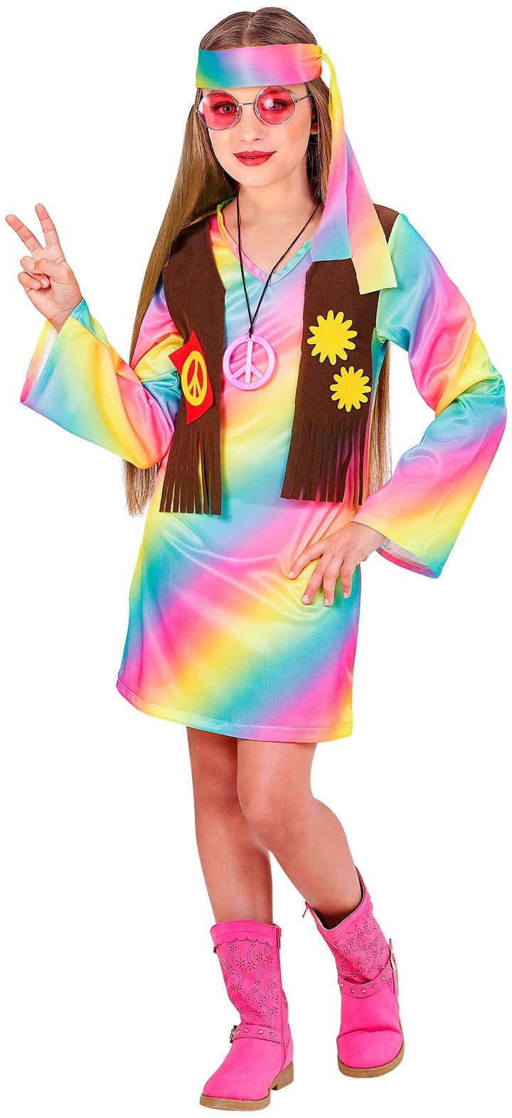 Disfraces para Grupo de Hippies Multicolor