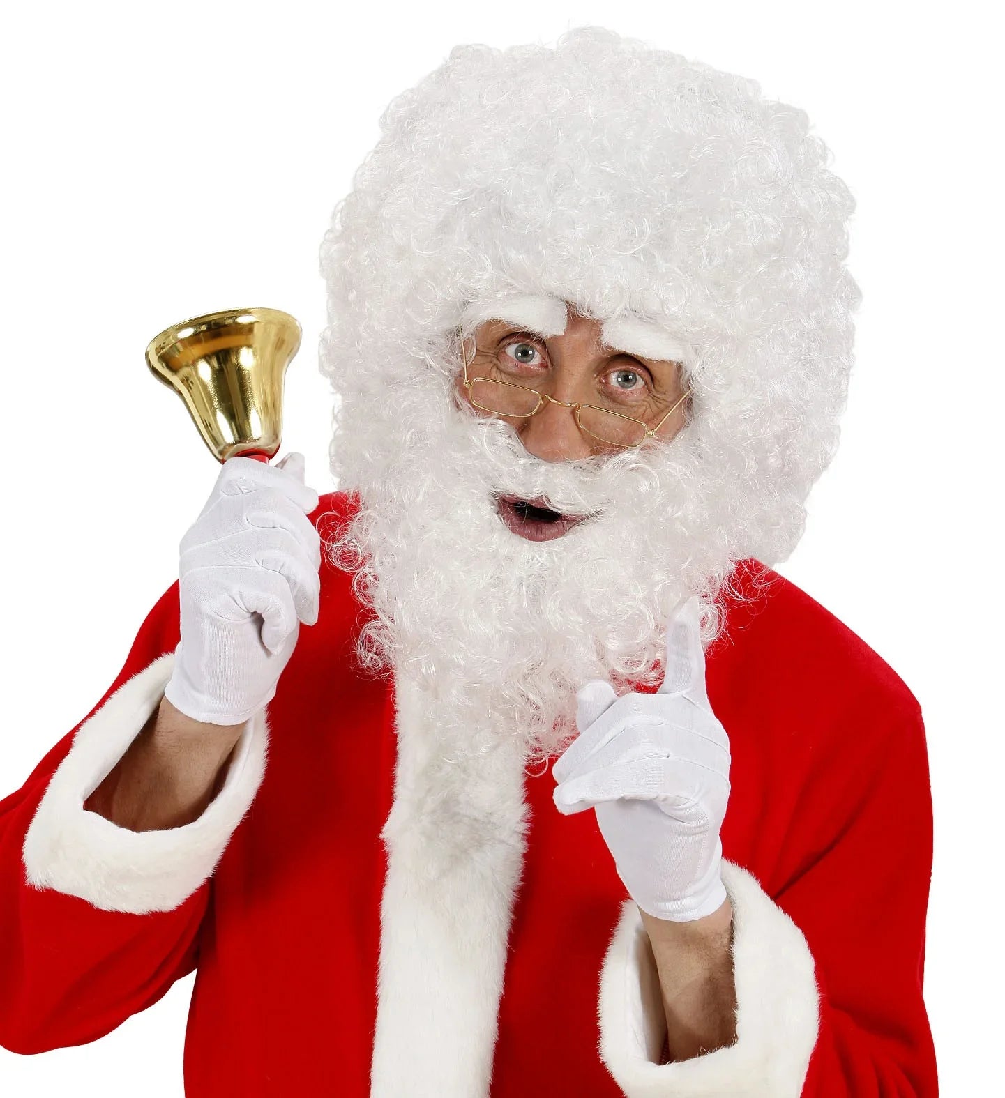 Peluca con Barba y Cejas de Papá Noel Barbas y Bigotes Widmann