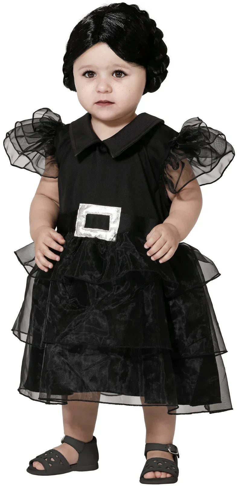 Disfraz de Miércoles de Fiesta para Bebé Miércoles Addams Atosa