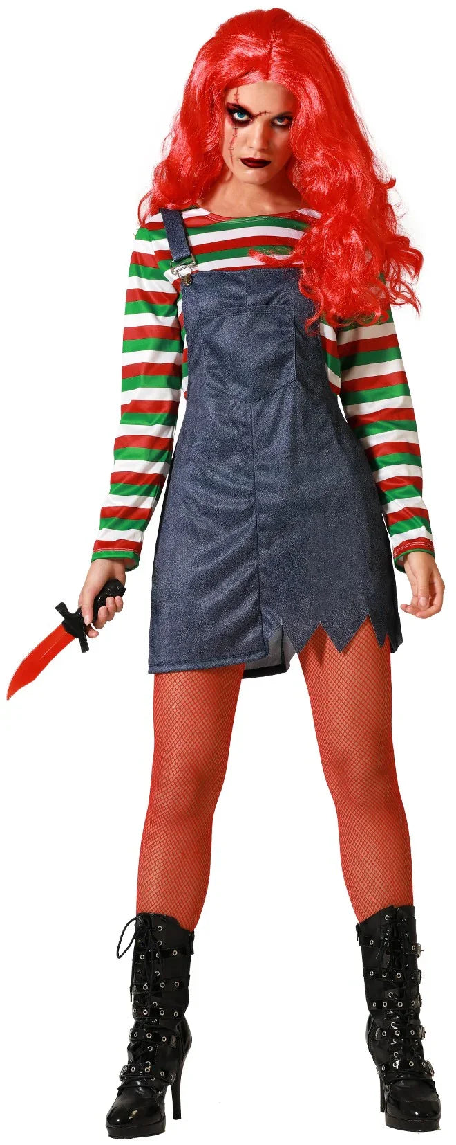 Disfraz de Chucky la Muñeca Poseída para Mujer Chucky - El Muñeco Diabólico Atosa