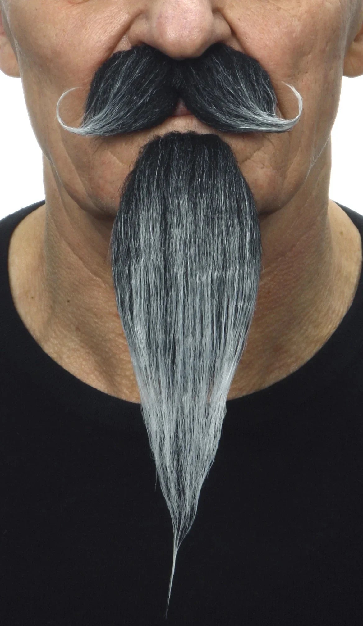 Bigote Francés Canoso con Perilla Barbas y Bigotes Viving
