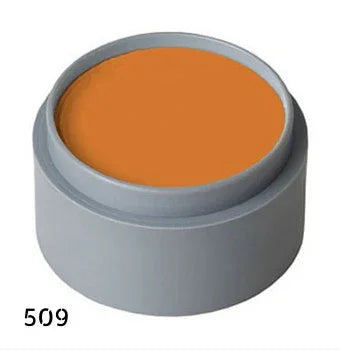 Maquillaje al Agua Profesional Grimas Maquillajes y Pinturas Grimas 509 - Naranja 15 ml