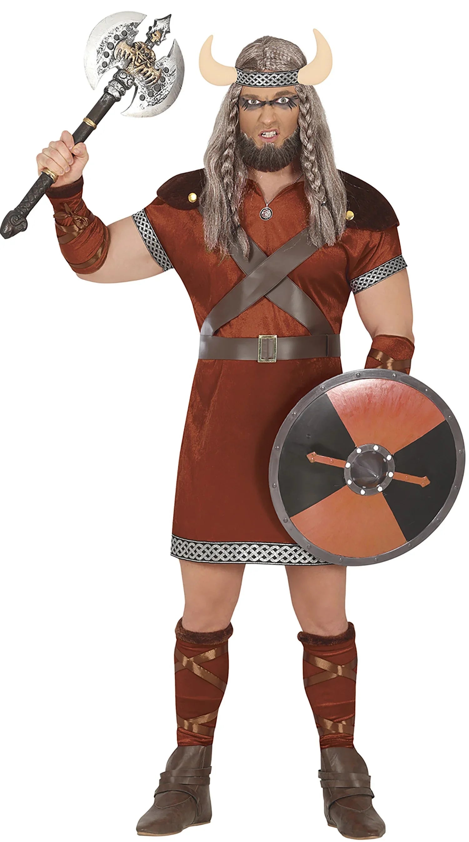Disfraces para Grupo de Guerreros Vikingos Marrones Vikingo Disfraces Simon