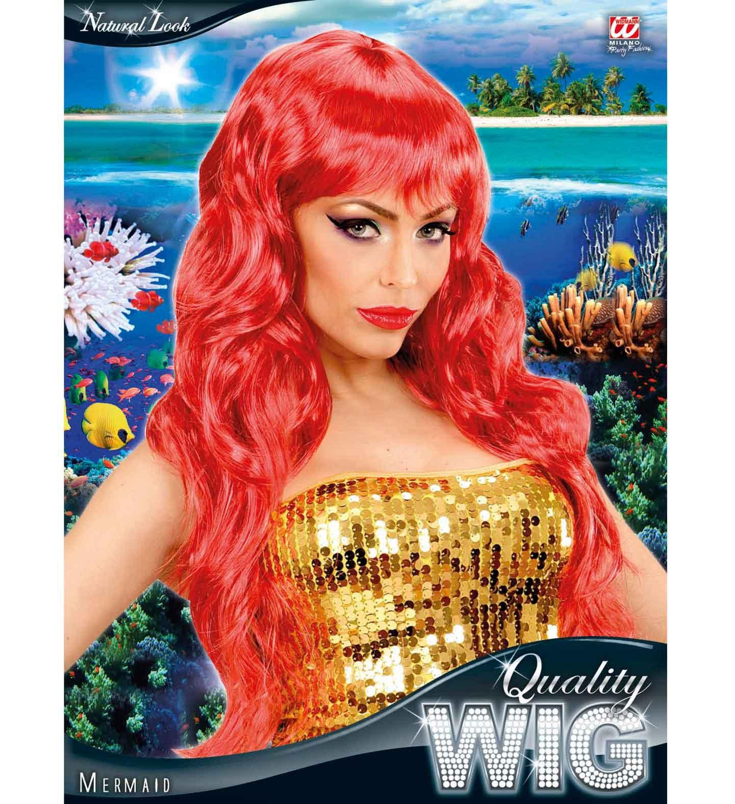 Peluca de La Sirenita Roja Pelucas Widmann
