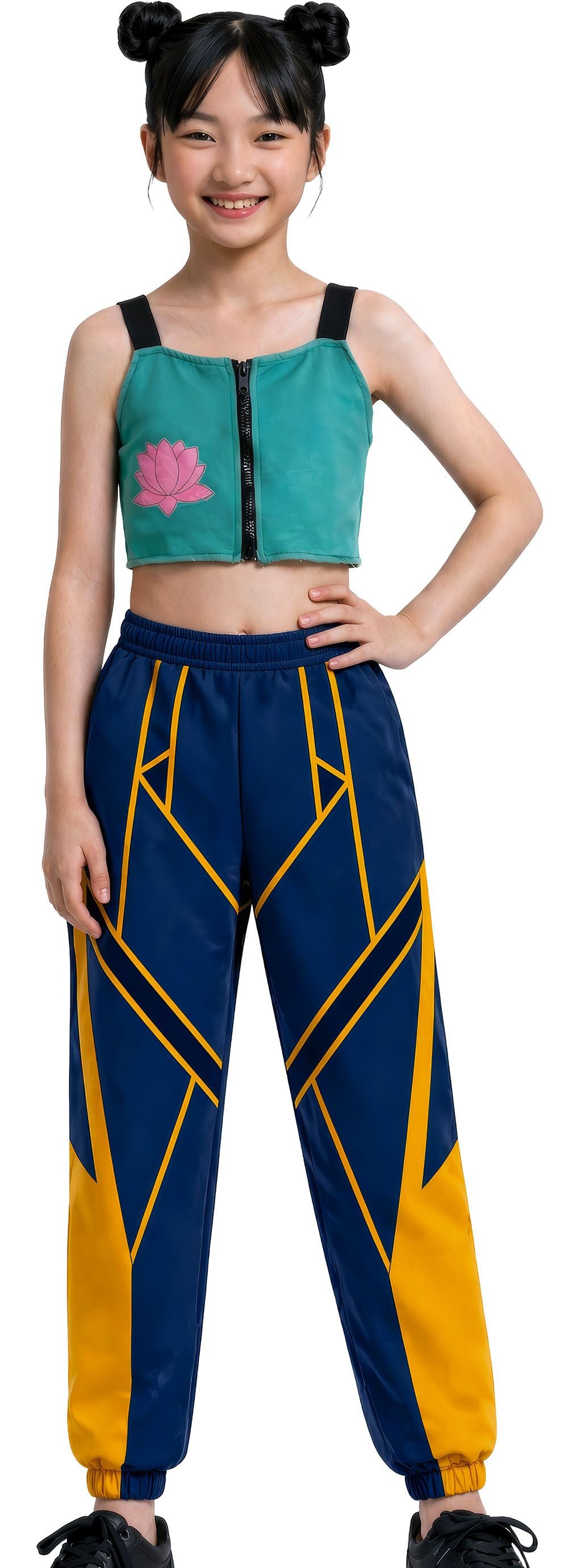 Fato de Zoey Basic K-Pop Infantil