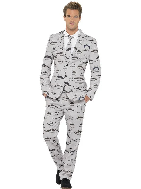 Traje de Bigotes Moustache para Hombre Trajes Originales Smiffys