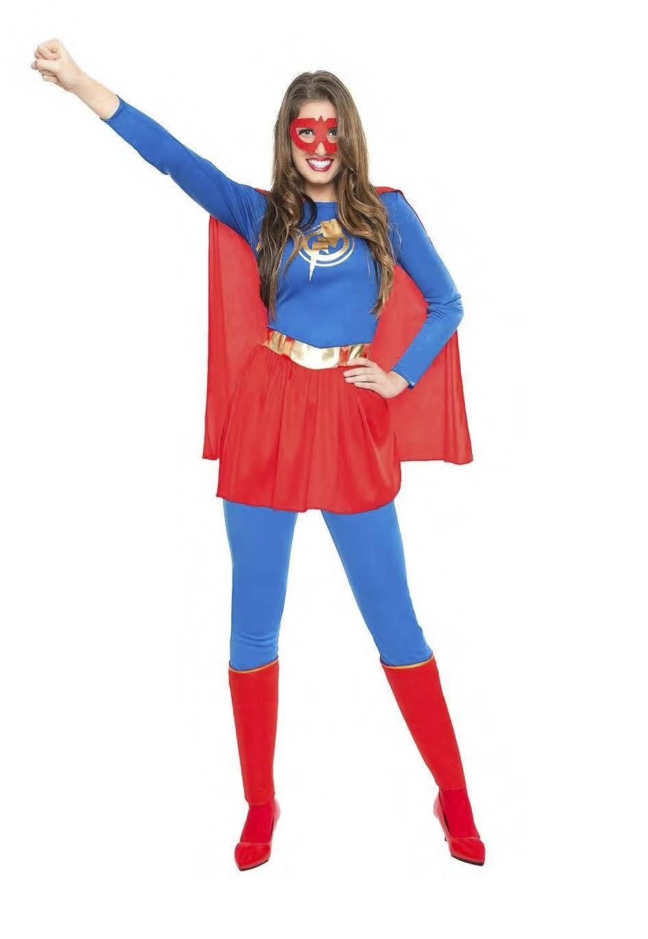 Disfraces en Pareja de Superhéroes Azules y Rojos Superhéroes Disfraces Simon