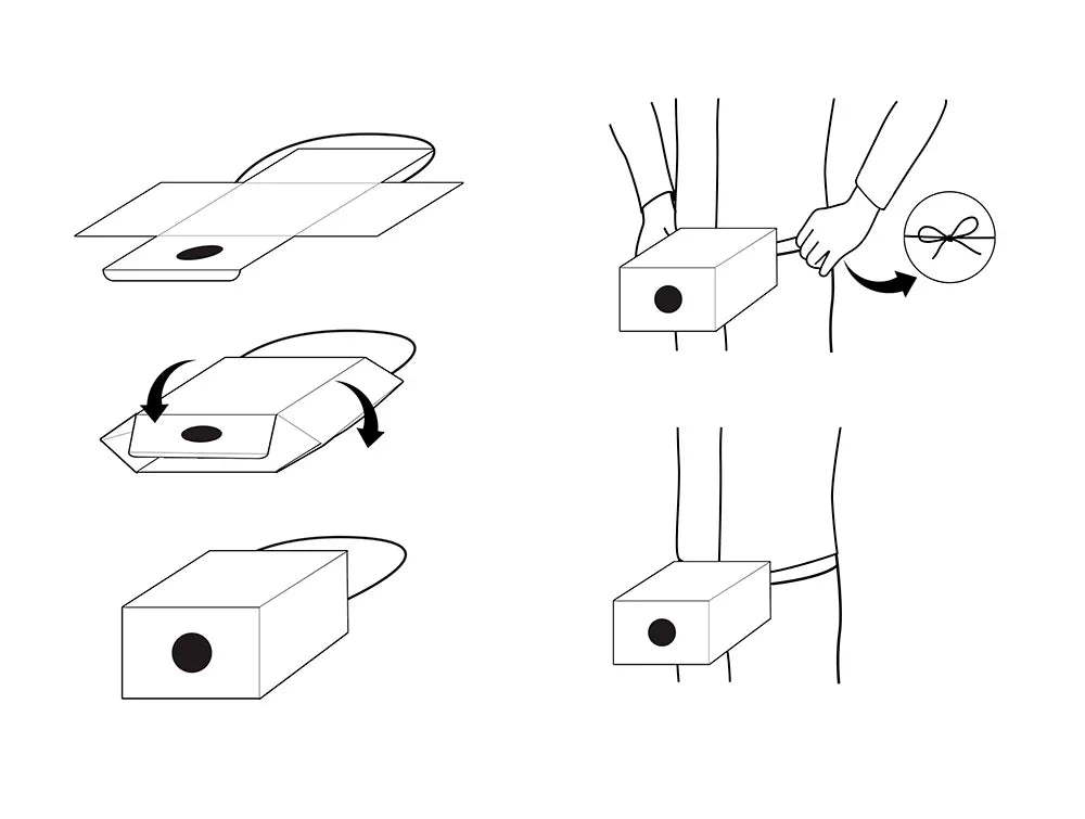 Disfraz de Repartidor con Paquete Especial para Hombre Despedidas Guirca